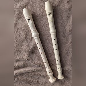 Yamaha + Harmony Cream Recorders (2)